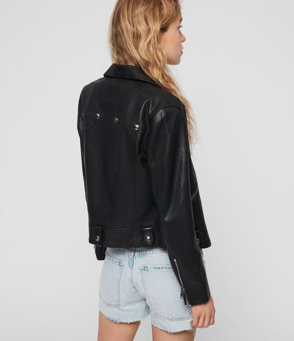 Brody Leather Biker Jacket