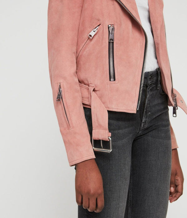 Suede Gidley Biker Jacket