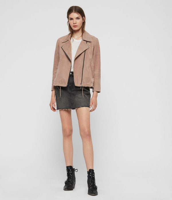 Suede Macey Biker Jacket