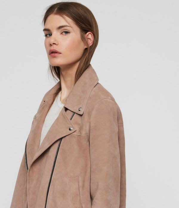 Suede Macey Biker Jacket