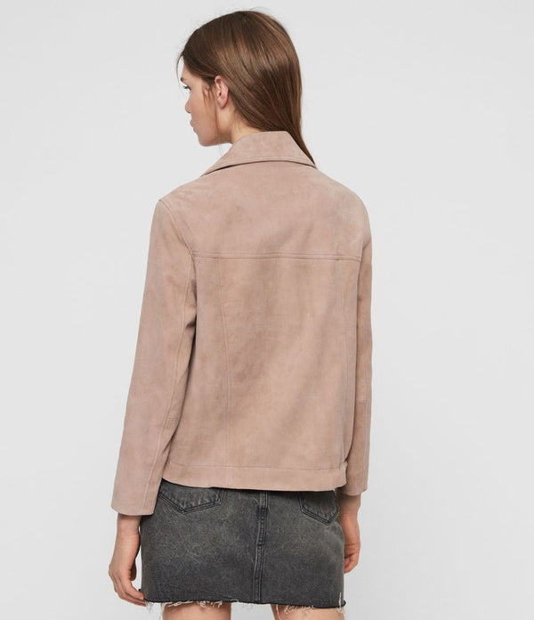 Suede Macey Biker Jacket