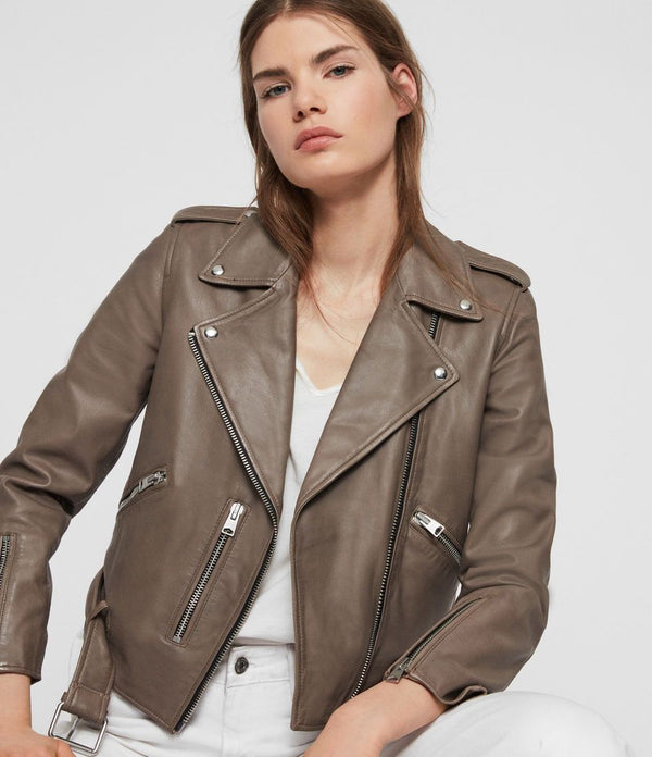 Balfern Leather Biker Jacket