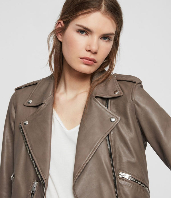 Balfern Leather Biker Jacket