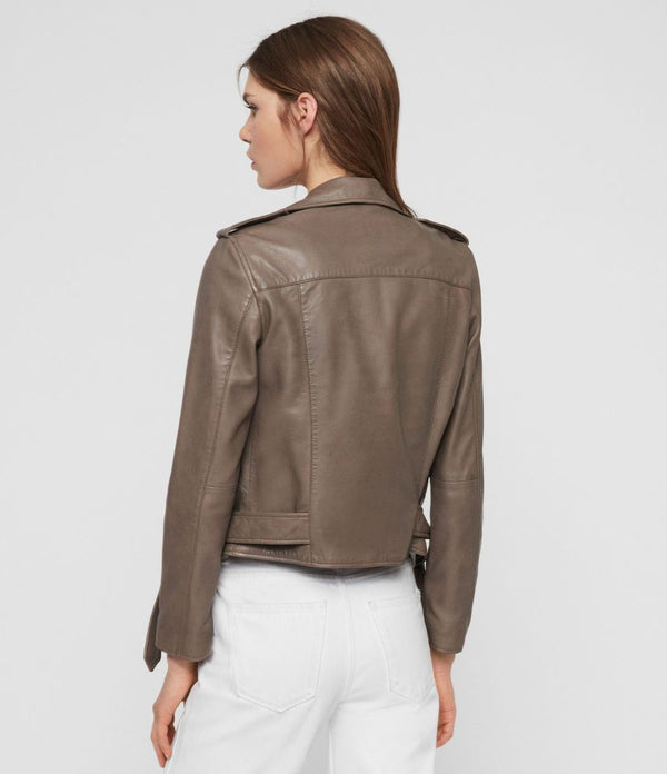 Balfern Leather Biker Jacket