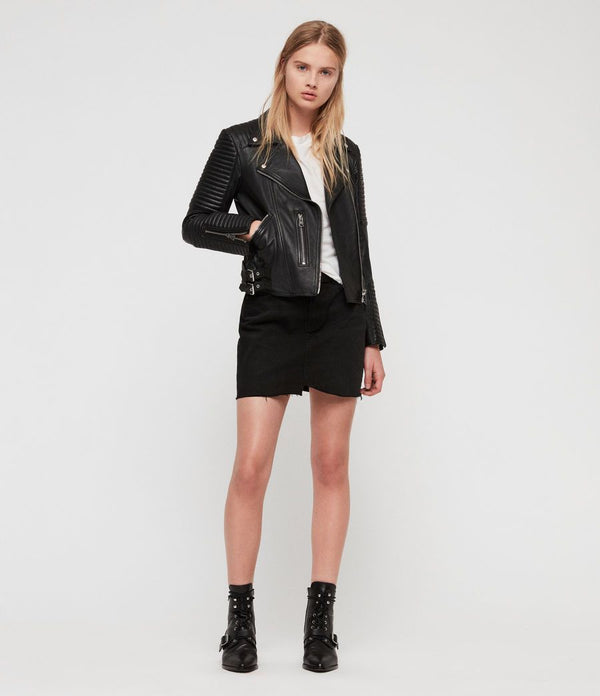 Estella Leather Biker Jacket