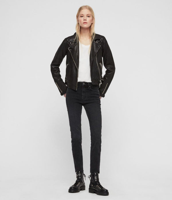 Conroy Leather Biker Jacket