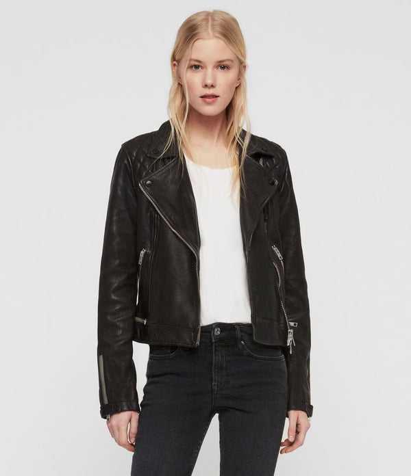 Conroy Leather Biker Jacket