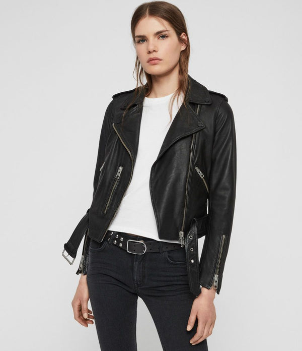 Balfern Leather Biker Jacket