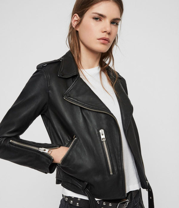 Balfern Leather Biker Jacket