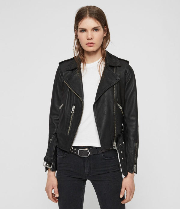 Balfern Leather Biker Jacket