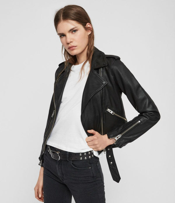 Balfern Leather Biker Jacket