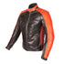 SPADA TURISMO LADIES LEATHER JACKET - BLACK / AUTUMN SUN