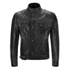 BELSTAFF BROOKLANDS LEATHER JACKET - BLACK