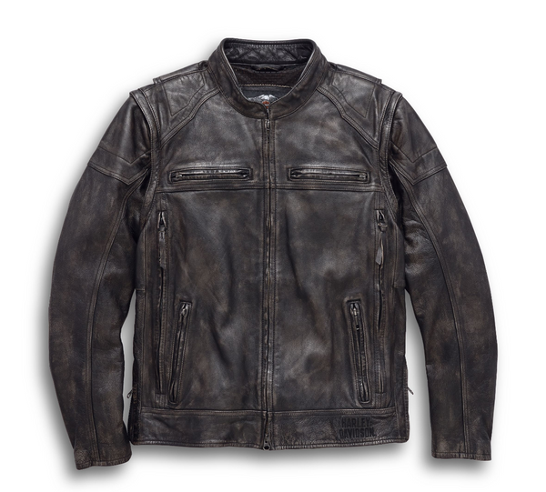 Men's Dauntless Convertible Leather Jacket