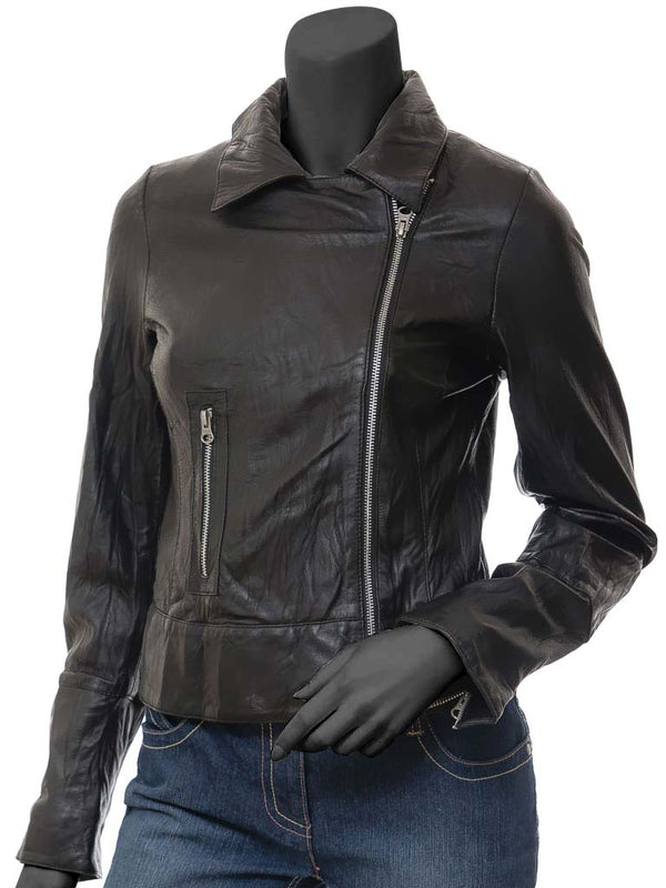 Regina Womens Motorcycle Style Jacket