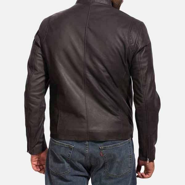 Ionic Black Leather Jacket