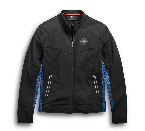 Men's Logo Badge Soft Shell Jacket