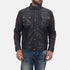 Darren Black Leather Biker Jacket460.00