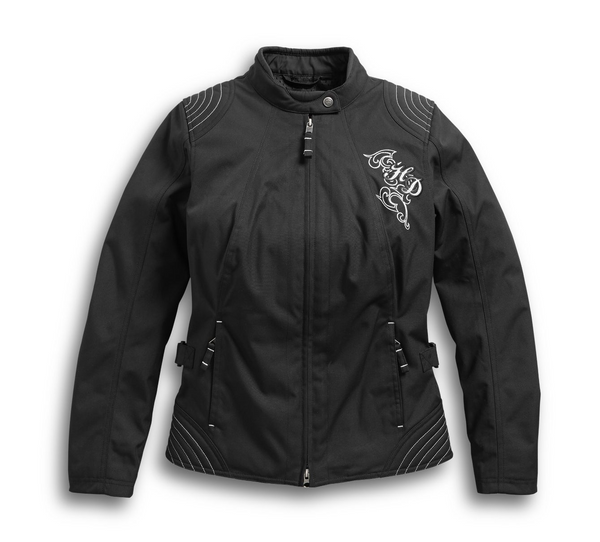 Women's Scroll Skull 3-in-1 Riding Jacket