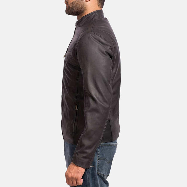 Ionic Black Leather Jacket