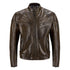 BELSTAFF SUPREME LEATHER JACKET - BLACK / BROWN