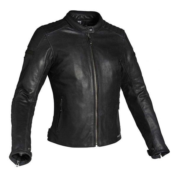 RICHA DAYTONA LADIES LEATHER JACKET - BLACK