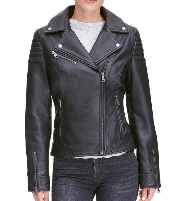 Lethbridge Womens Quilted Biker Jacket