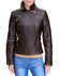 Lethbridge Womens Brown Quilted Jacket