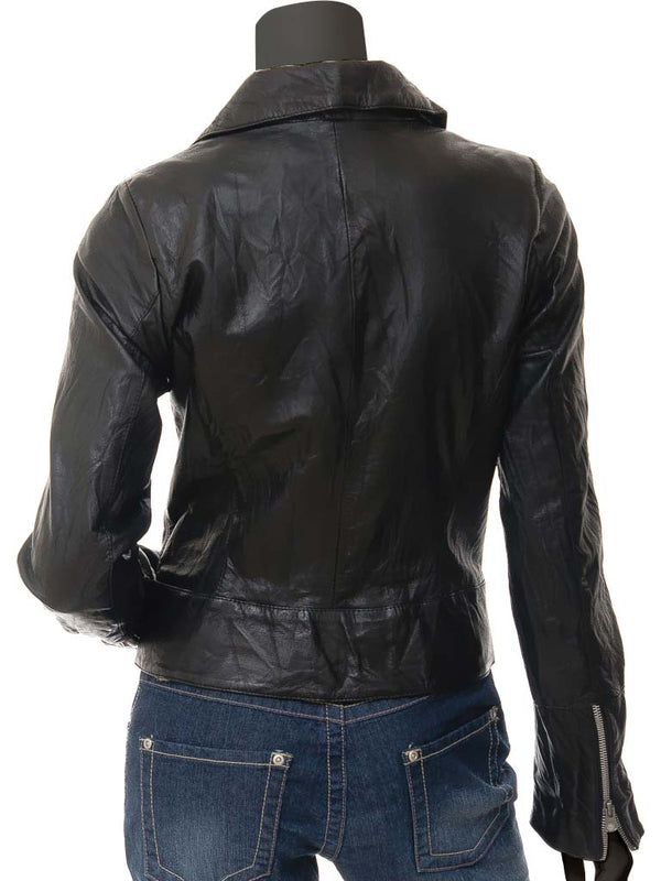 Regina Womens Motorcycle Style Jacket