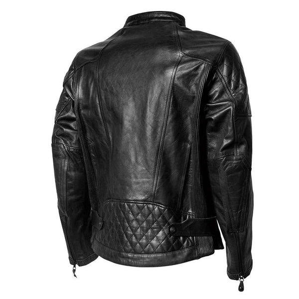 ROLAND SANDS DESIGN RS SIGNATURE CLASH LEATHER JACKET - BLACK