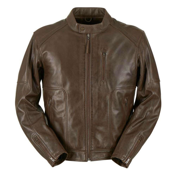 FURYGAN BRONSON LEATHER JACKET - BROWN