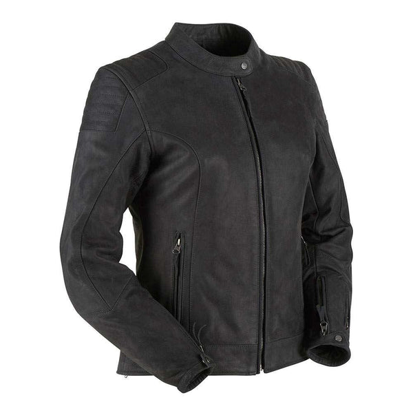 FURYGAN DEBBIE LADIES LEATHER JACKET - BLACK