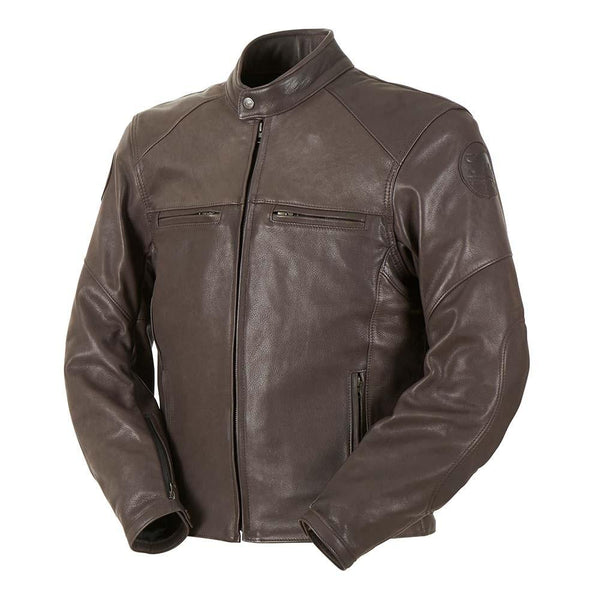 FURYGAN VINCE HUNT LEATHER JACKET - BROWN