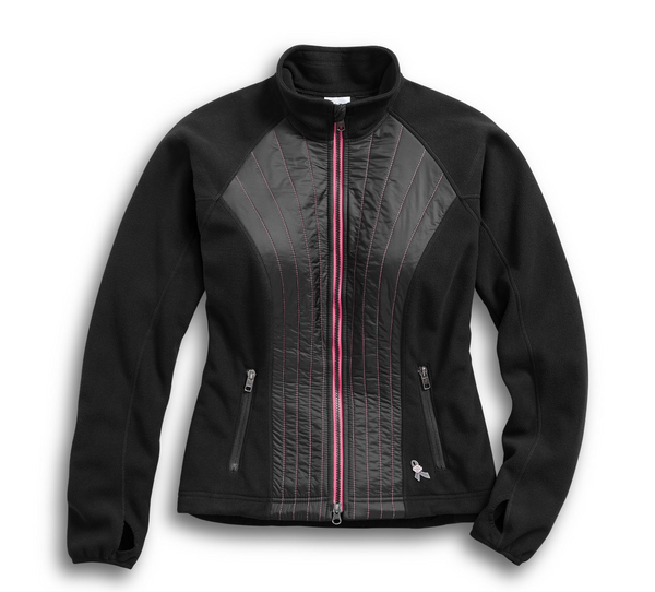 Women's Pink Label Stitched Fleece Jacket