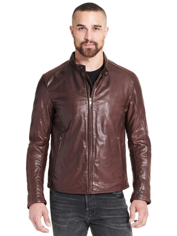 Vintage Moto Inspired Leather Jacket