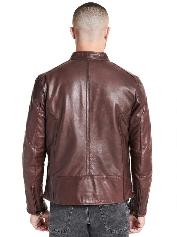 Vintage Moto Inspired Leather Jacket