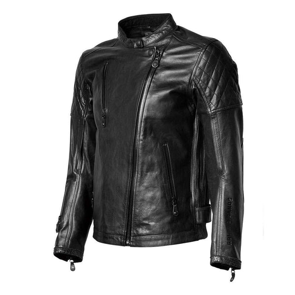 ROLAND SANDS DESIGN RS SIGNATURE CLASH LEATHER JACKET - BLACK