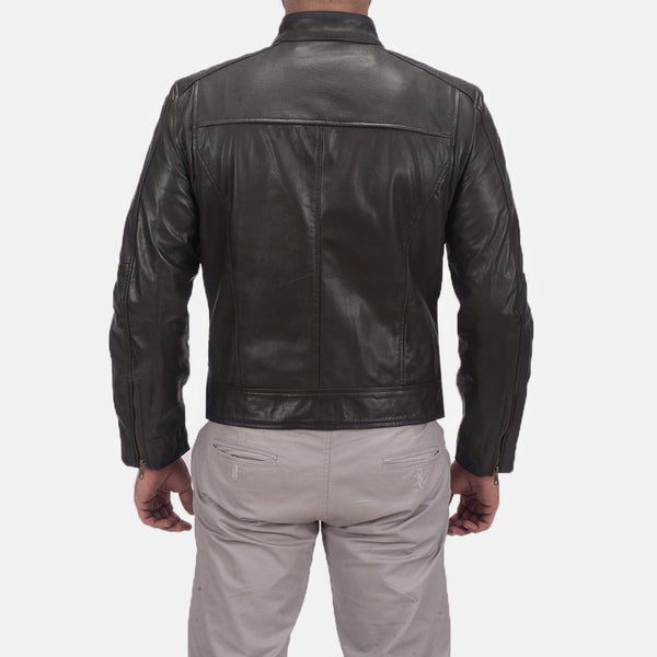 Sonny Brown Leather Biker Jacket