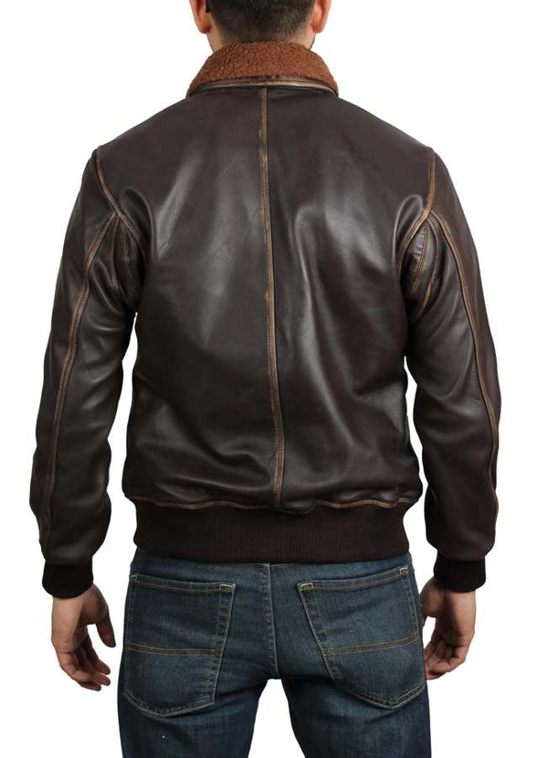 Jumanji 2 Nick Jonas Bomber Leather Jacket