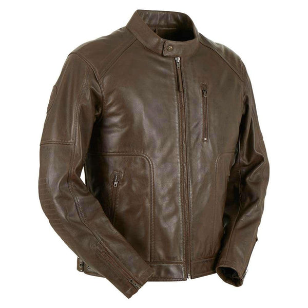 FURYGAN BRONSON LEATHER JACKET - BROWN